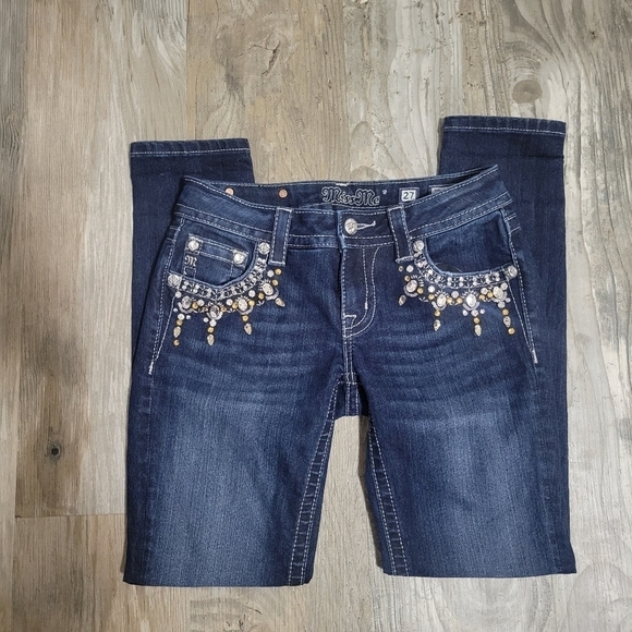 Miss Me Skinny ankle jeans size 27 - Picture 1 of 16